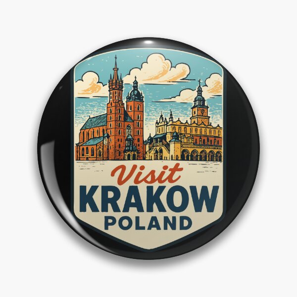 Item preview, Visit Krakow Poland designed and sold by TomFrontierArt.