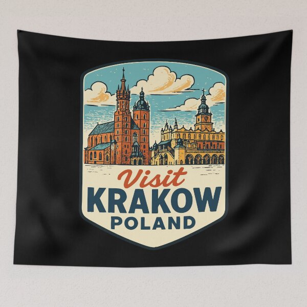 Item preview, Visit Krakow Poland designed and sold by TomFrontierArt.