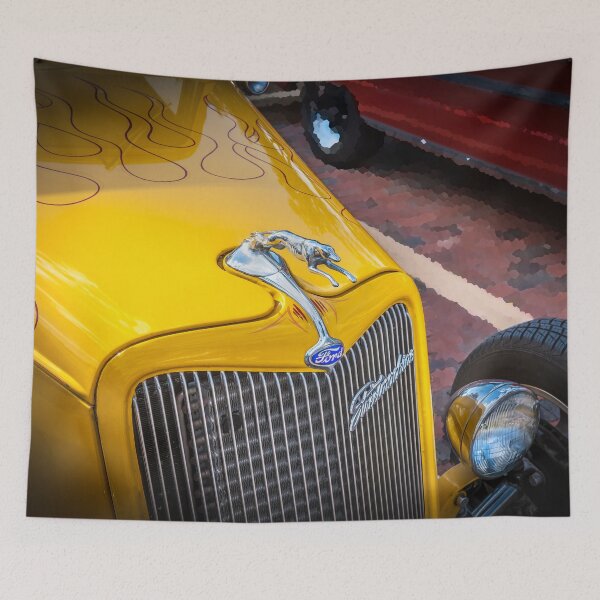 Item preview, 1934 Yellow Ford Hot Rod Coupe X100 designed and sold by RichFrancoCars.