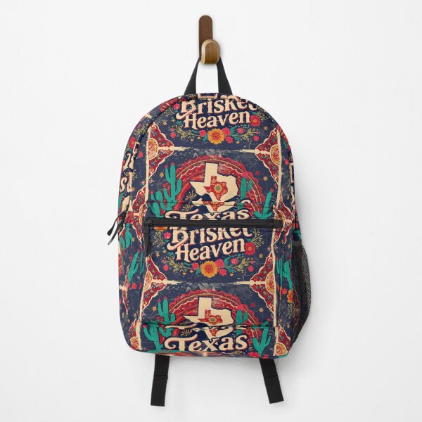 Item preview, Ver. 1: (distressed artwork)-Texas is Brisket Heaven - carnivore not vegan meat eater beef USA cactus flavor BBQ designed and sold by markmm9.