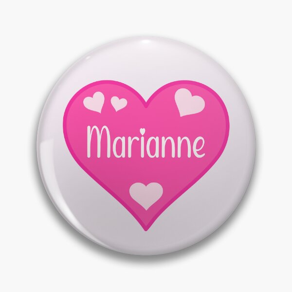 Item preview, Marianne Name Pink Heart  designed and sold by Jeallan Designs.