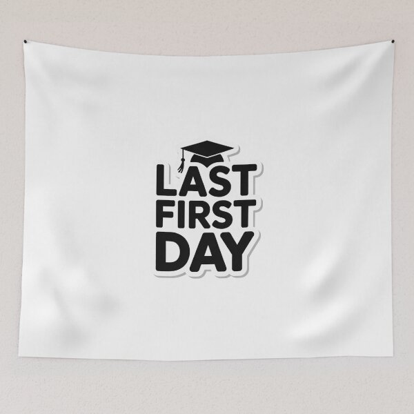 Item preview, Last First Day Minimalist Senior Year Class of 2026 designed and sold by Okada's t-shirts & accessories.