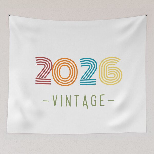 Item preview, VINTAGE 2026 NEON RETRO DESIGN designed and sold by Frame and Flames.