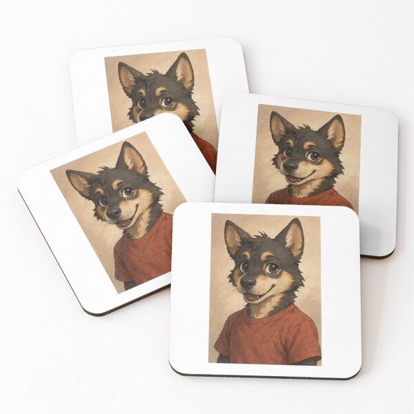 Item preview, Anime Dog Character – Don View Realistic Style  Expressive Furry Art designed and sold by KRTMuseworks.
