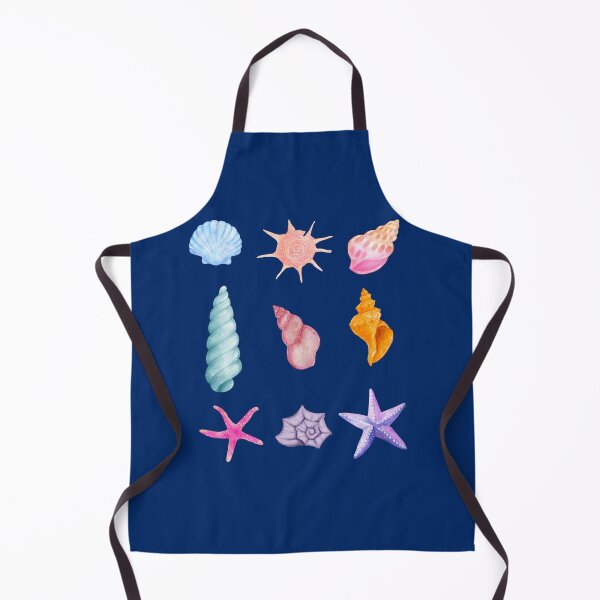 Item preview, Watercolor Seashells and Starfish Collection designed and sold by MiraDesignCo.