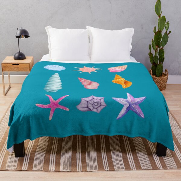 Item preview, Watercolor Seashells and Starfish Collection designed and sold by MiraDesignCo.