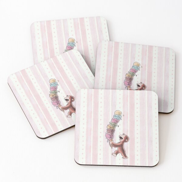Item preview, Curious George Holding An Ice Cream Cone  designed and sold by Shars-creations.