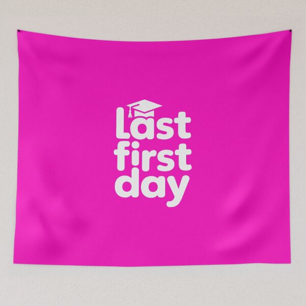 Item preview, Last First Day Minimalist Senior Year Class of 2026 designed and sold by Okada's t-shirts & accessories.