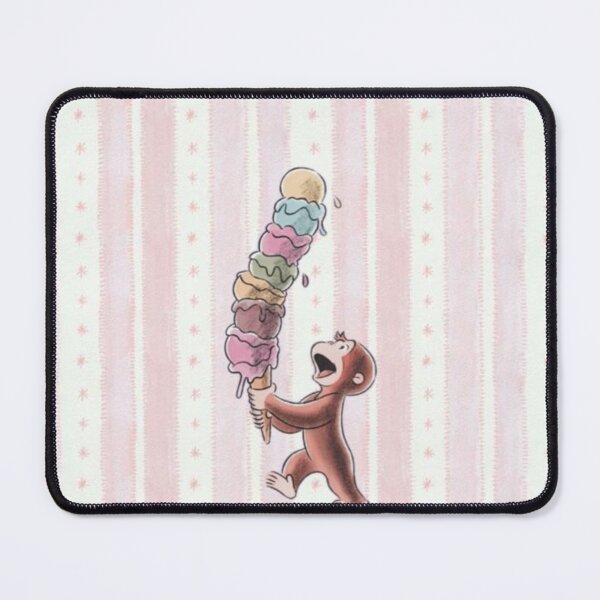 Item preview, Curious George Holding An Ice Cream Cone  designed and sold by Shars-creations.