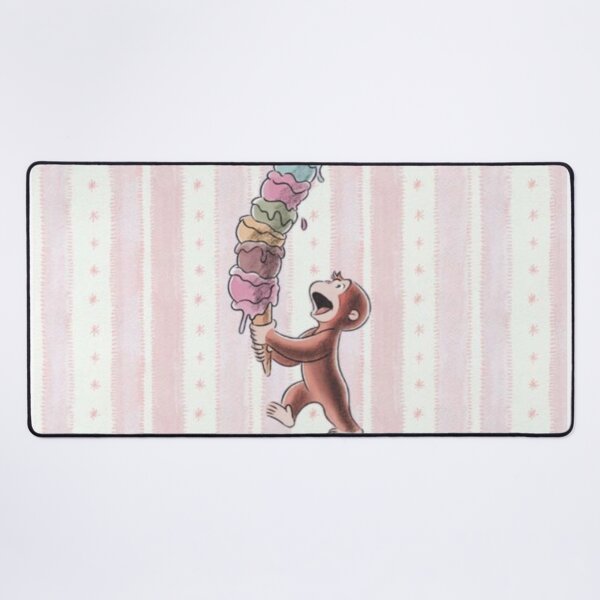 Item preview, Curious George Holding An Ice Cream Cone designed and sold by Shars-creations.