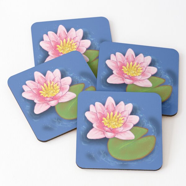 Item preview, Lily, water lily with leaf on water designed and sold by ZsLSz.