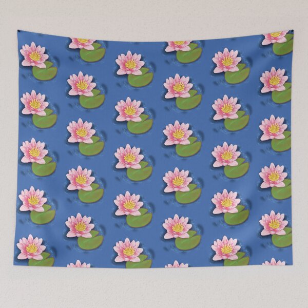 Item preview, Lily, water lily with leaf on water designed and sold by ZsLSz.