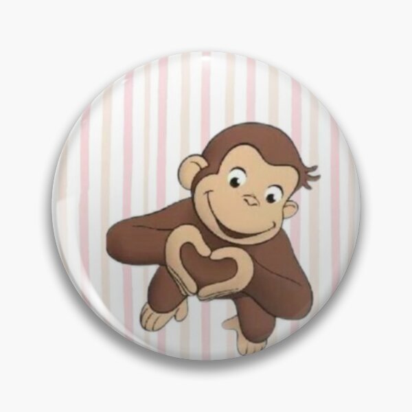 Item preview, Curious George Making Heart With Hands designed and sold by Shars-creations.