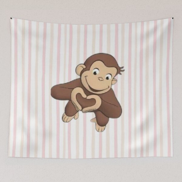 Item preview, Curious George Making Heart With Hands designed and sold by Shars-creations.