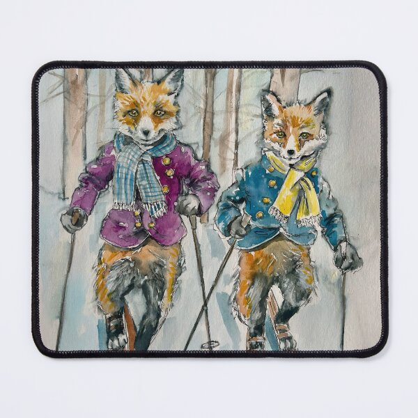 Item preview, Foxes on the Ski Run designed and sold by HelenBeverley.