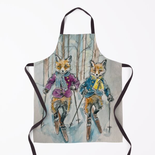 Item preview, Foxes on the Ski Run designed and sold by HelenBeverley.