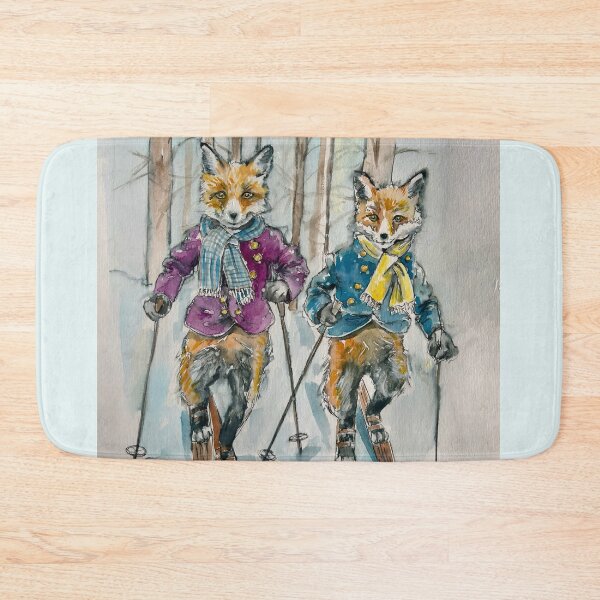 Item preview, Foxes on the Ski Run designed and sold by HelenBeverley.