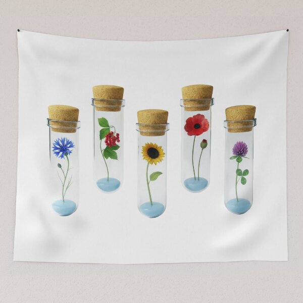 Item preview, Botanical Specimens Wildflowers Test Tube Collection designed and sold by Pani-Malyuvalka.