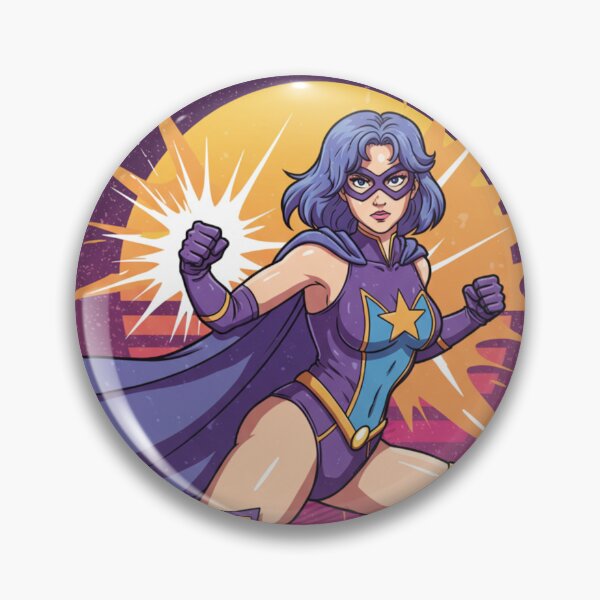 Item preview, Retro Superhero Attack designed and sold by JonelleTshirts.