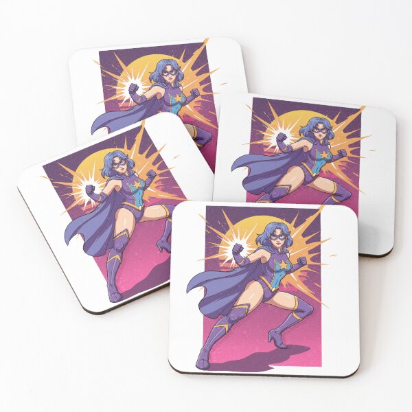 Item preview, Retro Superhero Attack designed and sold by JonelleTshirts.