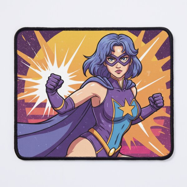 Item preview, Retro Superhero Attack designed and sold by JonelleTshirts.
