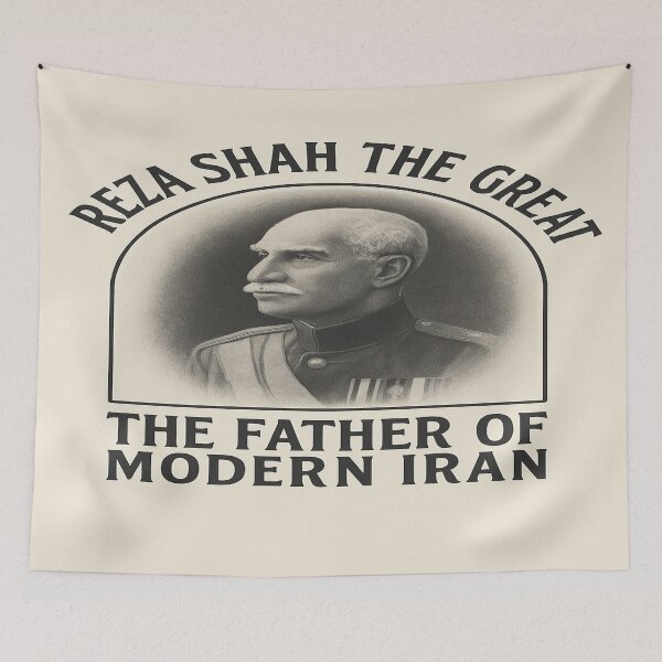 Item preview, Reza Shah the Great - Father of Modern Iran - Royal Vintage Design 	•	 designed and sold by Merida7.