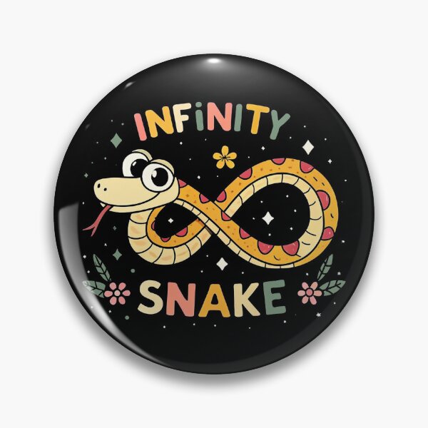 Item preview, Infinity Snake – Cute Cartoon Snake in Infinity Shape designed and sold by the science zoo.