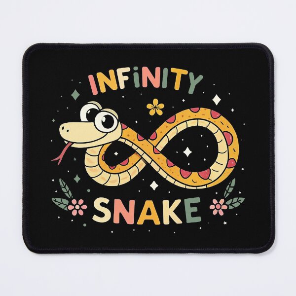 Item preview, Infinity Snake – Cute Cartoon Snake in Infinity Shape designed and sold by the science zoo.