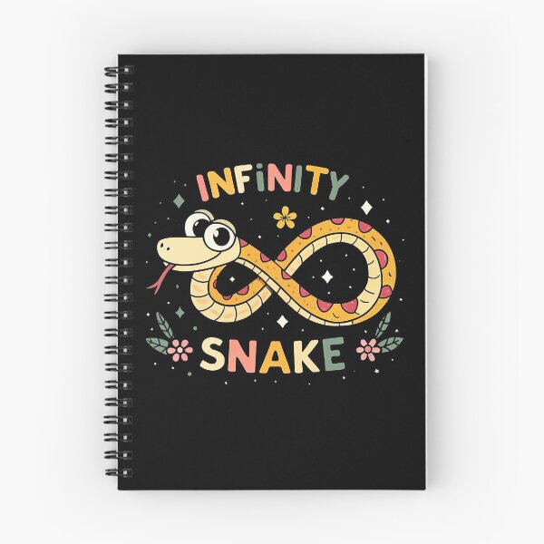 Item preview, Infinity Snake – Cute Cartoon Snake in Infinity Shape designed and sold by the science zoo.