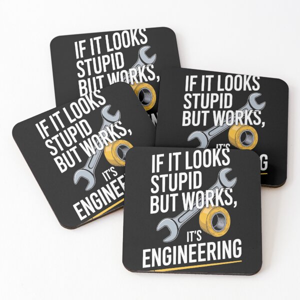 Item preview, If It Looks Stupid but Works, It’s Engineering T-Shirt | Funny Engineer Humor Tee designed and sold by Professionalpun.