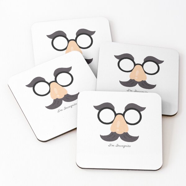 Item preview, Funny Disguise Glasses Nose and Mustache Cartoon Design designed and sold by DV-Studios.
