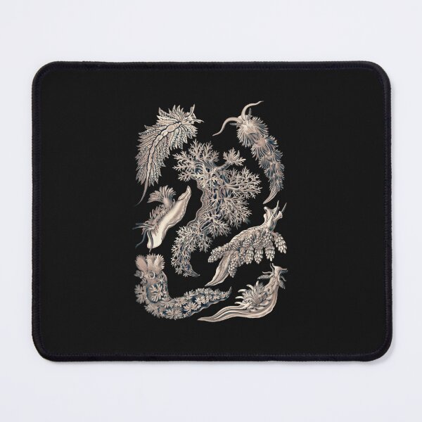 Item preview, Ernst Haeckel Nudibranch Sea Slugs In Lavender Grey designed and sold by grashaloewe.