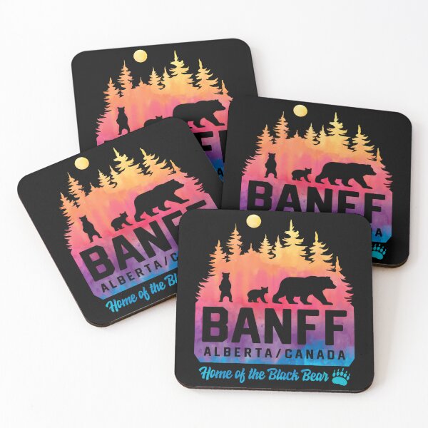 Item preview, Tie Dye Mother Bear and Cubs Banff National Park designed and sold by Sashakis.