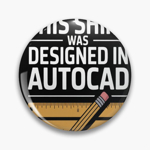 Item preview, This Shirt Was Designed in AutoCAD T-Shirt | Funny Engineer designed and sold by Professionalpun.