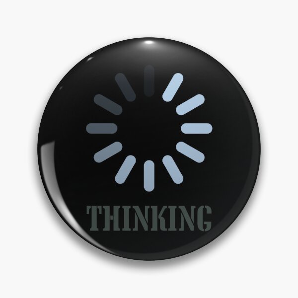 Item preview, Thinking Loading Icon – Futuristic Tech-Inspired Design for Digital Minds designed and sold by Psycho-Crazy.