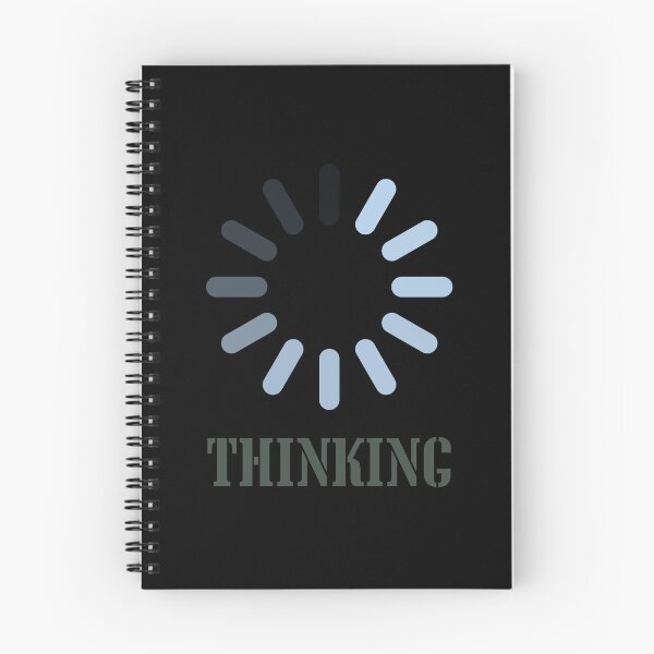 Item preview, Thinking Loading Icon – Futuristic Tech-Inspired Design for Digital Minds designed and sold by Psycho-Crazy.