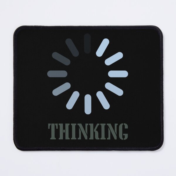 Item preview, Thinking Loading Icon – Futuristic Tech-Inspired Design for Digital Minds designed and sold by Psycho-Crazy.
