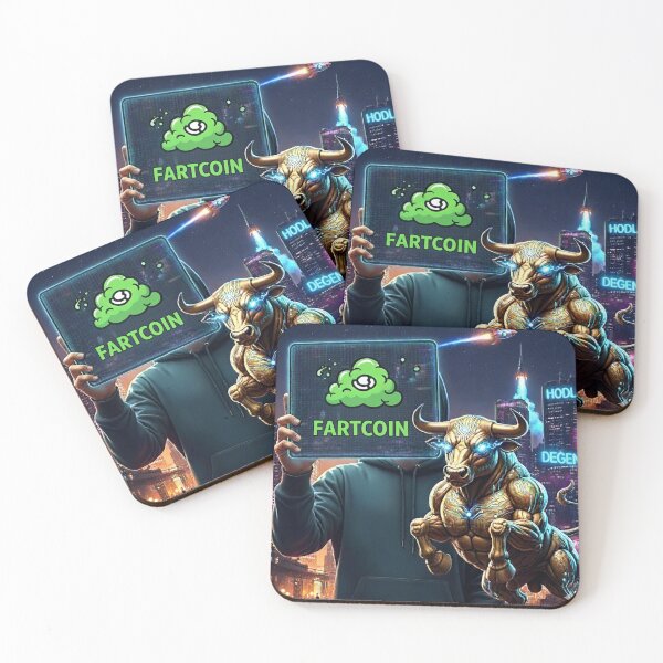 Item preview, FARTCOIN - BULL TO THE MOON! designed and sold by CryptoThreads4 You.