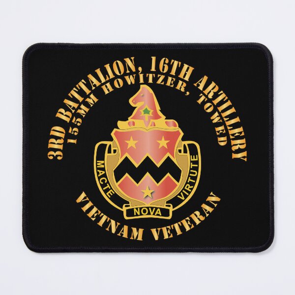 Item preview, Army - 3rd Battalion, 16th Artillery 155mm without SVC Ribbon X 300 designed and sold by Military Insignia Products.