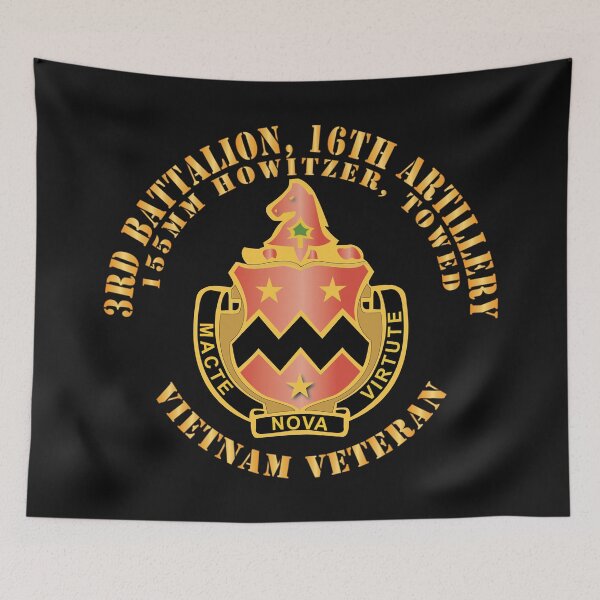 Item preview, Army - 3rd Battalion, 16th Artillery 155mm without SVC Ribbon X 300 designed and sold by Military Insignia Products.