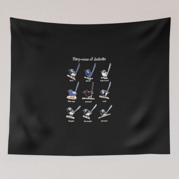Item preview, Fairy-Wrens Of Australia - Raising Funds For Bush Heritage Australia designed and sold by grashaloewe.