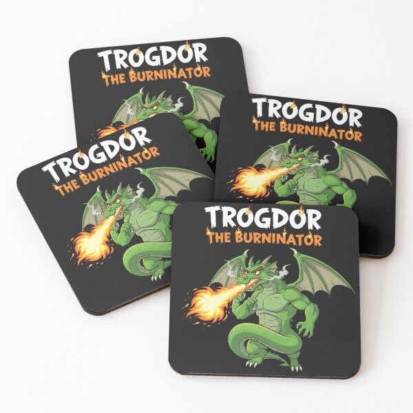 Item preview, Trogdor Cute Dragon Homestar Runner - Burninator Essential T-Shirt designed and sold by GeniePixel.