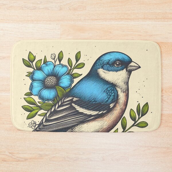Item preview, Lazuli Bunting designed and sold by theAVIARY7.