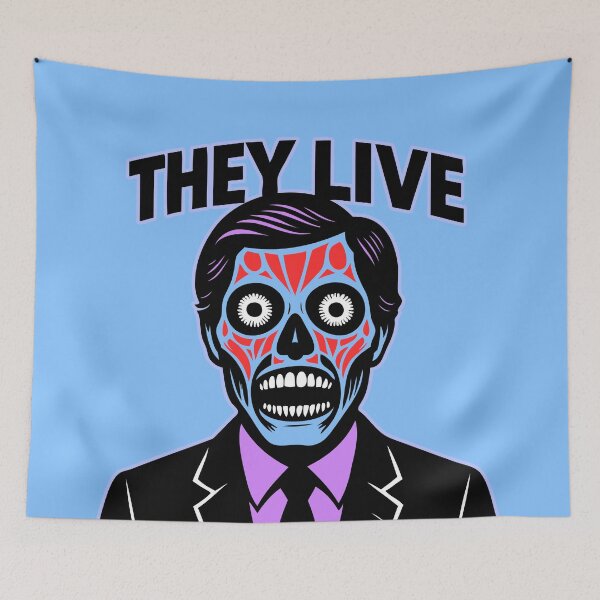 Item preview, They Live We Sleep designed and sold by ArtFactoryAI.