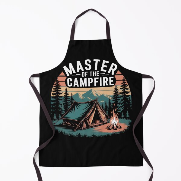 Item preview, Master of the Campfire Mountain Camping Adventure designed and sold by martindesignden.