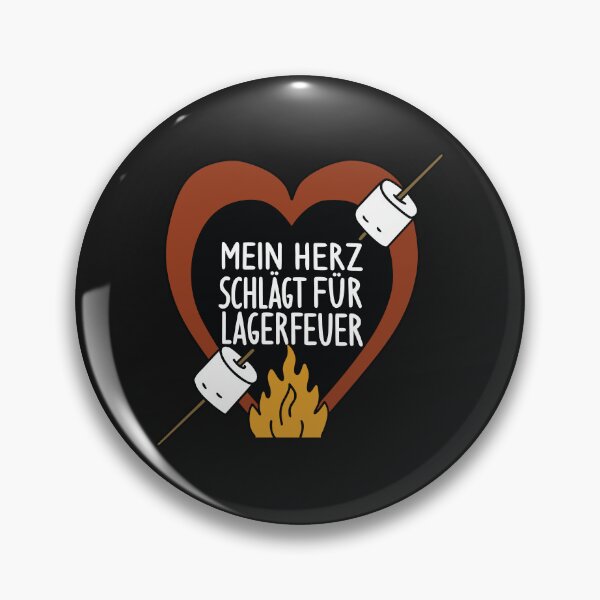 Item preview, My heart beats for campfires - Camping saying designed and sold by Textgewitter.