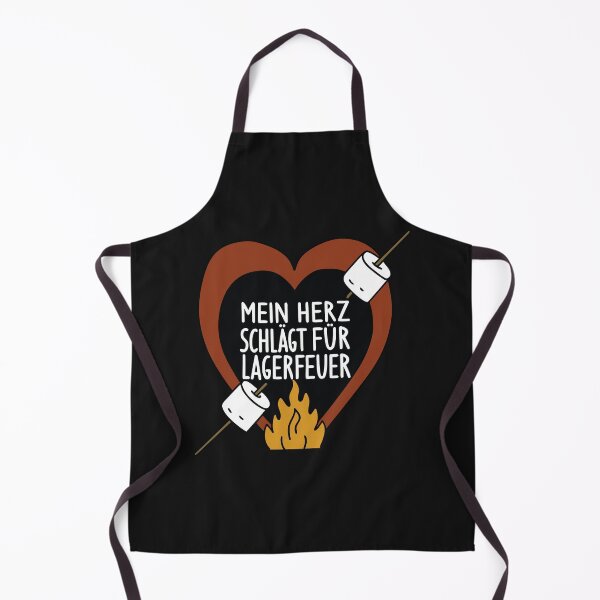 Item preview, My heart beats for campfires - Camping saying designed and sold by Textgewitter.