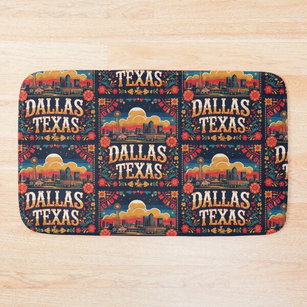 Item preview, Dallas, Texas - Big, Skylines, Colorful, Brisket, BBQ, Deep Ellum, State Fair, DFW, Forth Worth Stockyards designed and sold by markmm9.