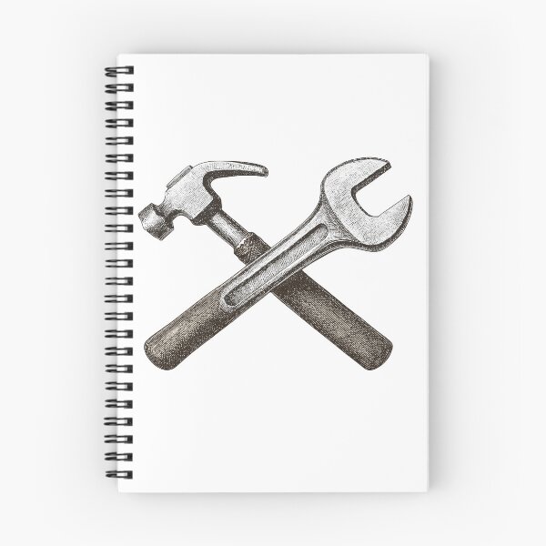 Item preview, Vintage Hammer and Wrench designed and sold by Declarable.