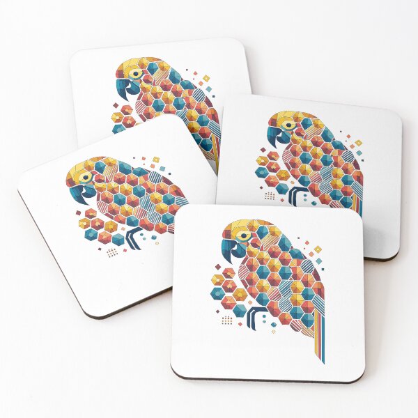 Item preview, Mosaic Parrot - Nature-Inspired designed and sold by LadyInEverGreen.